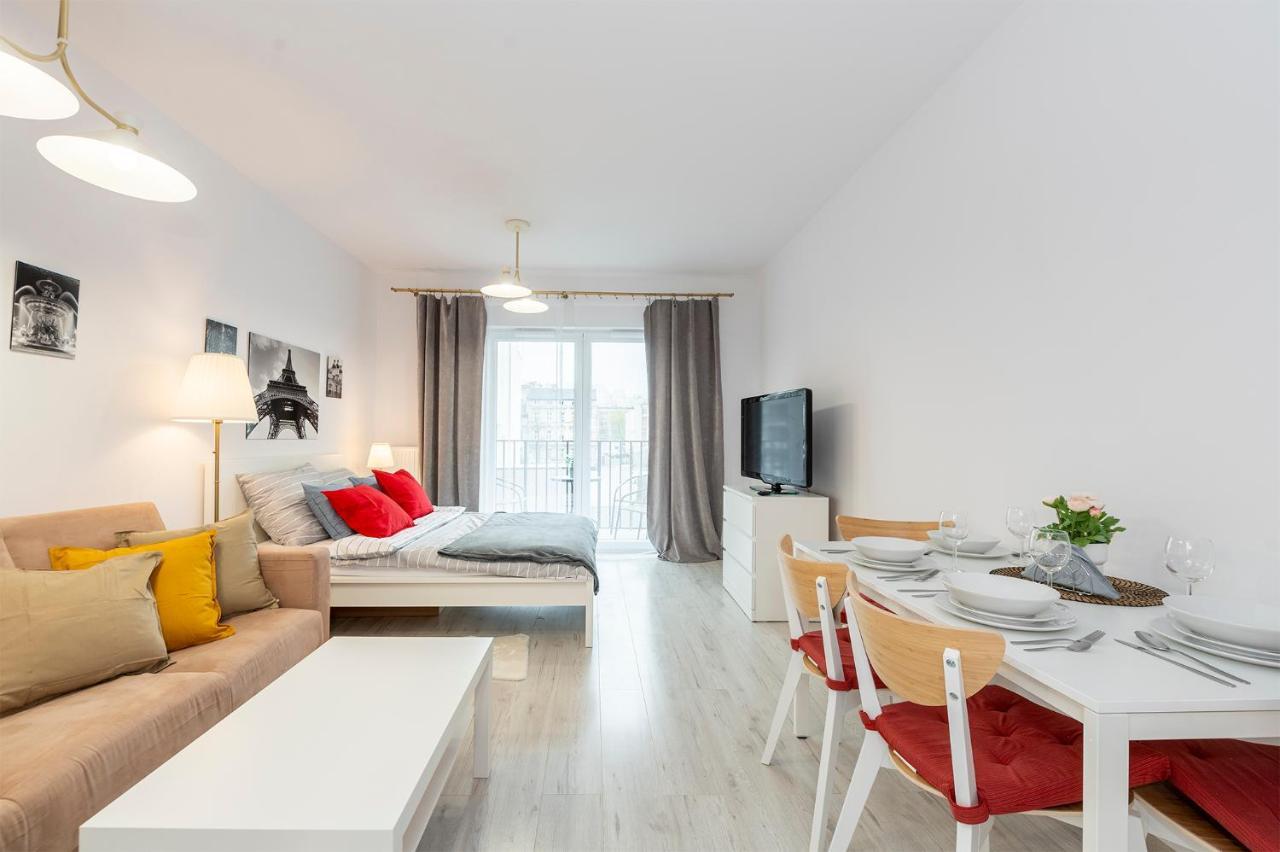 Luxury In City -3- Studio Bright & Secure Free Parking Lódź Exterior foto