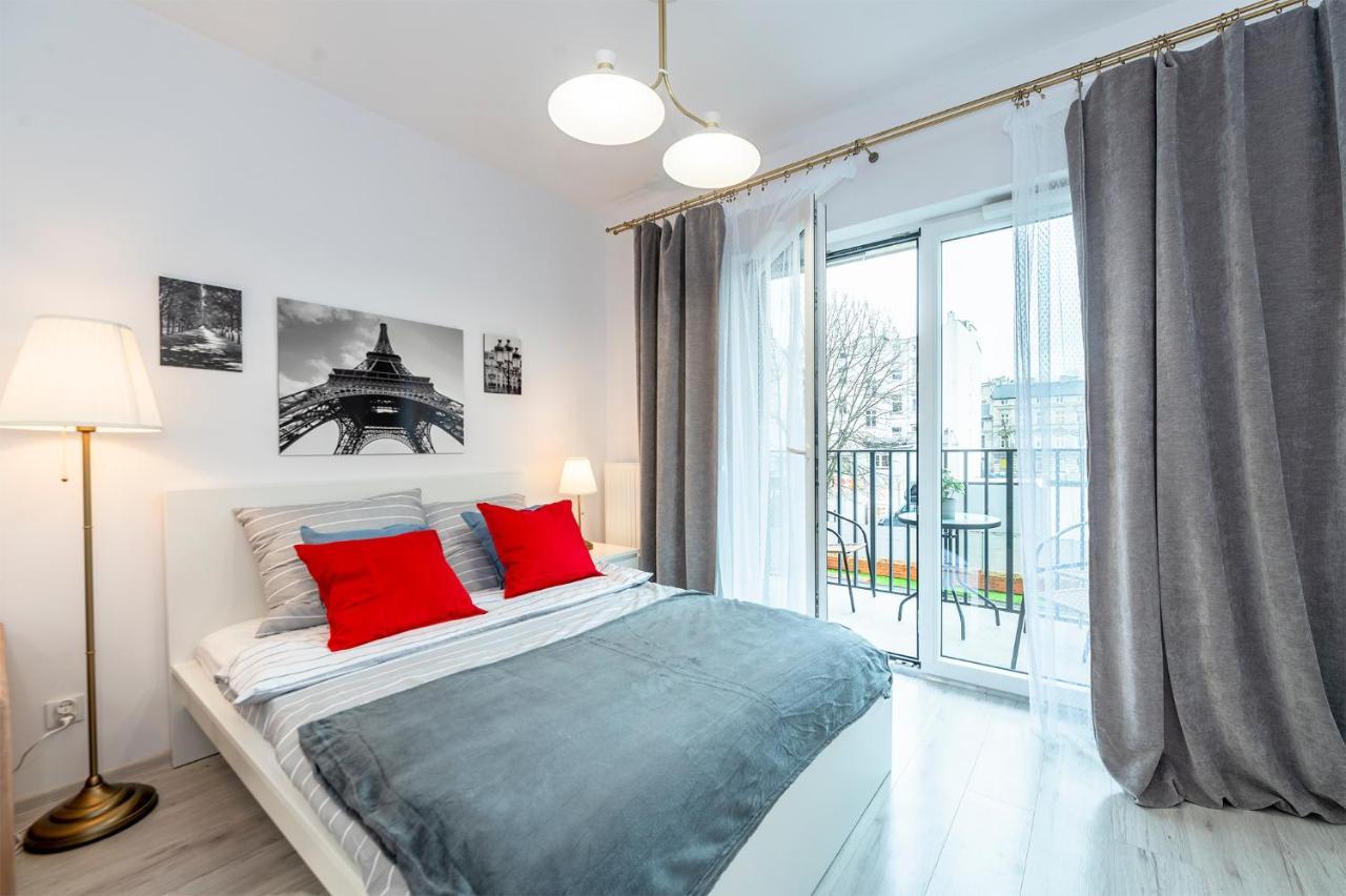 Luxury In City -3- Studio Bright & Secure Free Parking Lódź Exterior foto