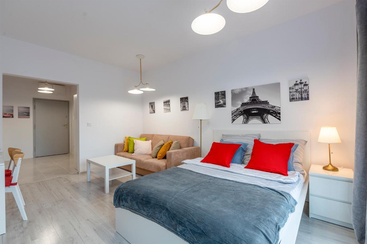 Luxury In City -3- Studio Bright & Secure Free Parking Lódź Exterior foto
